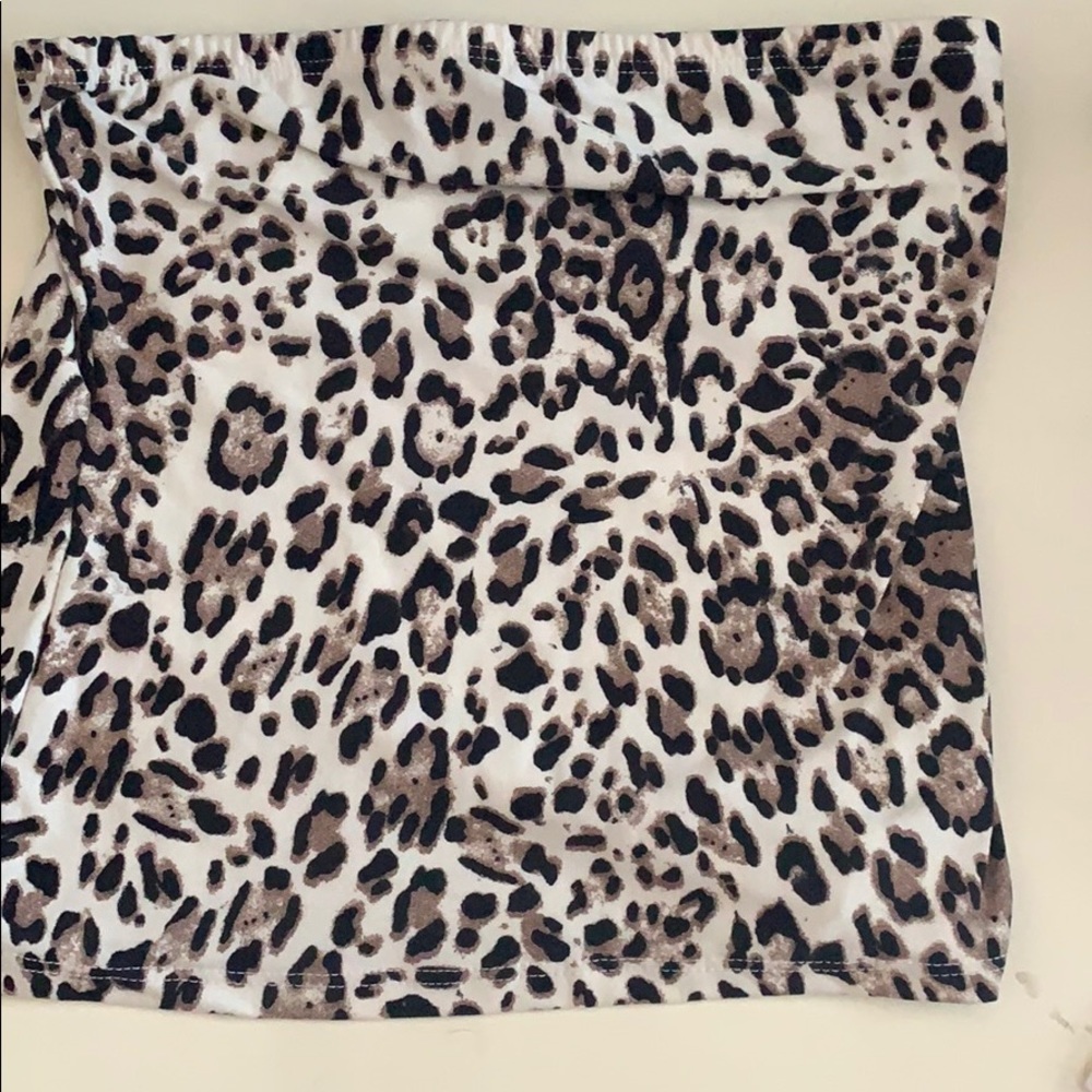 ❤️cheetah print tube top